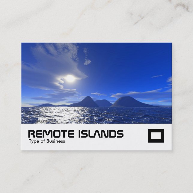 Carte De Visite Îles éloignées (Devant)