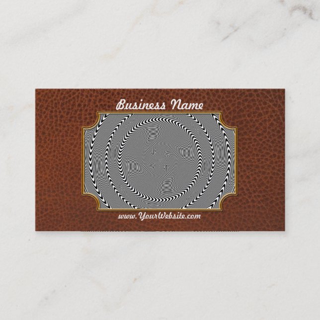 Carte De Visite Illusion optique - Hypnose facilitée (Devant)