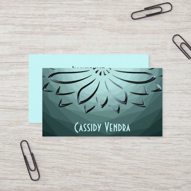 Carte De Visite Illusionniste (Devant/Arrière en situation)