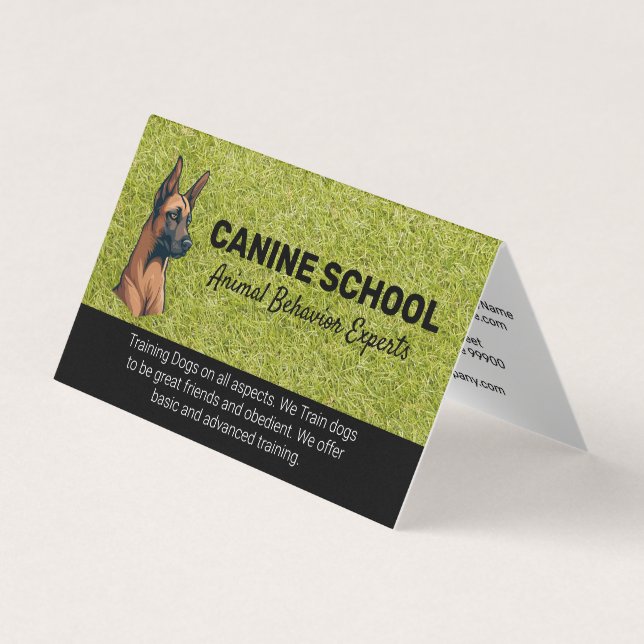 Carte De Visite Illustration de chien | Astroturf (Devant)