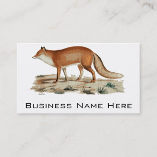 Carte De Visite Illustration de Fox