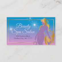 Illustration de la sirène d'un salon de beauté de 