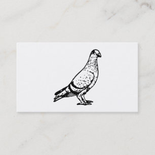 Carte De Visite Illustration de Pigeon