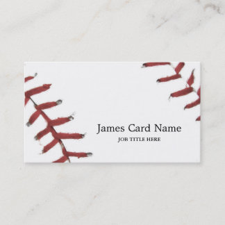 Carte De Visite Illustration de texture de base-ball