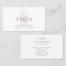 Illustration d'instructrice de yoga minimaliste en