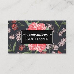 Carte De Visite Illustrations de fleurs naturelles