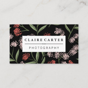 Carte De Visite Illustrations de fleurs naturelles