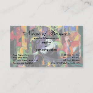 Carte De Visite Image avec vaches Marc; Bild mit Rindern