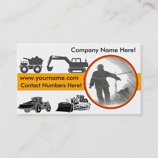 Carte De Visite Image de construction pour Business Card-Pack-Blan (Devant)
