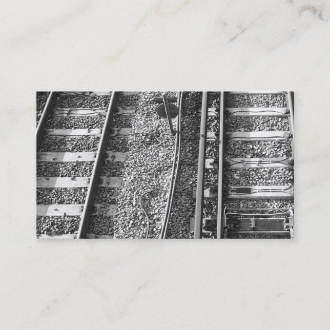 Carte De Visite Image de voies ferrées (Devant)