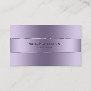 Carte De Visite Image d'un violet métallique aux rayures brillante