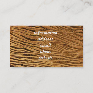 Carte De Visite Image en cuir or incorporé