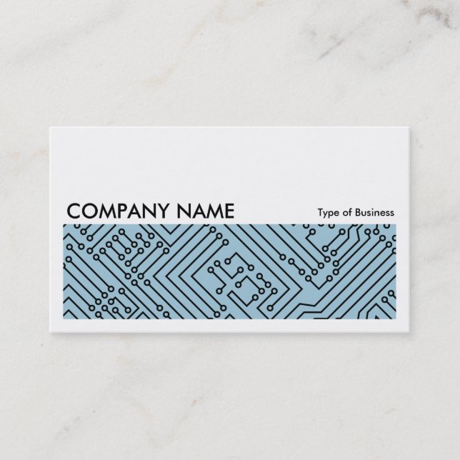 Carte De Visite Image longue 0242 - Circuitrie - 9dc6d8 (Devant)