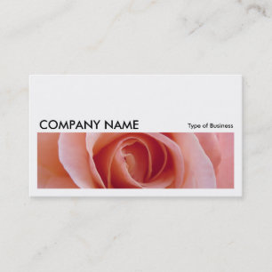Carte De Visite Image longue 058 - Rose rose