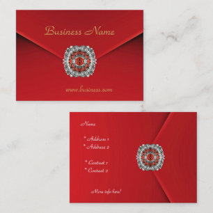 Carte De Visite Images diamant en Velours rouge d'affaires