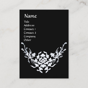 Carte De Visite IMAGINAIRE BLANC NOIR GRIFFINS MONOGRAM Papier en 
