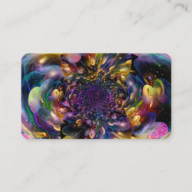 Carte De Visite Imaginaire coloré (Devant)