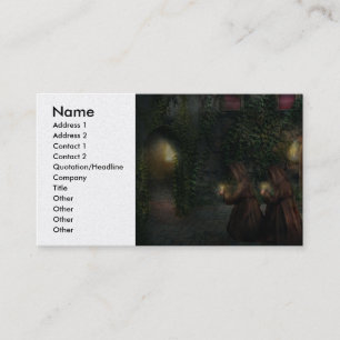 Carte De Visite Imaginaire - dans la nuit