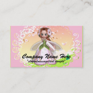 Carte de visite Imaginaire :: Fée de fleurs de cer