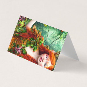 Carte De Visite Imaginaire Ginger Hommes Fairy Graphisme