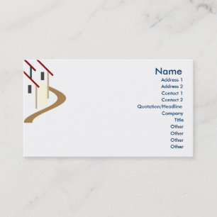 Carte de visite immobilier