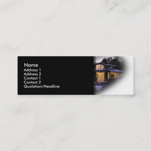 Carte de visite immobilier (Devant)