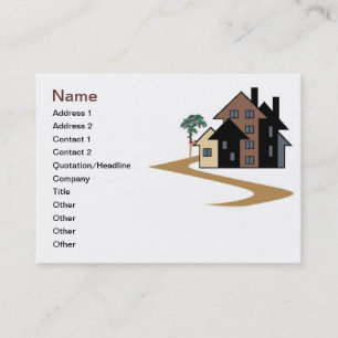 Carte de visite immobilier