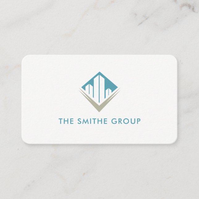 Carte De Visite Immobilier | Capital-risque | Courtier (Devant)