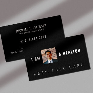 Carte De Visite Immobilier immobilier photo professionnelle modern
