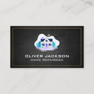 Carte De Visite Immobilier Maison avec jardin