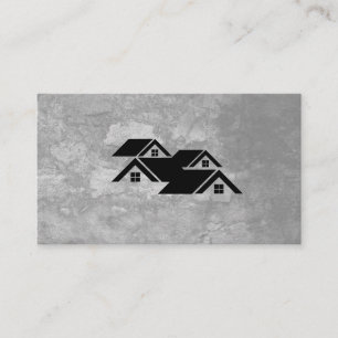 Carte De Visite Immobilier Maisons Grunge