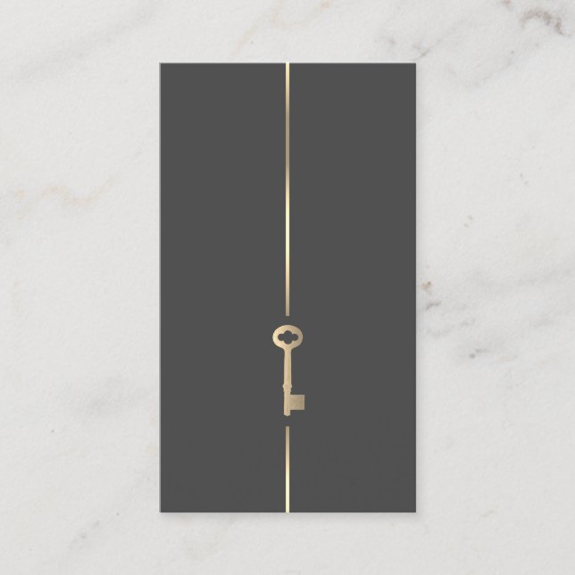 Carte De Visite Immobilier minimal (Devant)