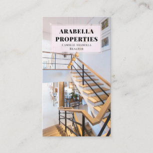 Carte de visite immobilier moderne Realtor