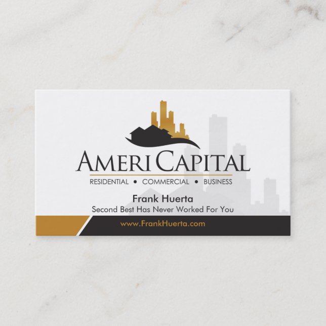 Carte De Visite Immobilier PERSONNALISÉ V3 (Devant)