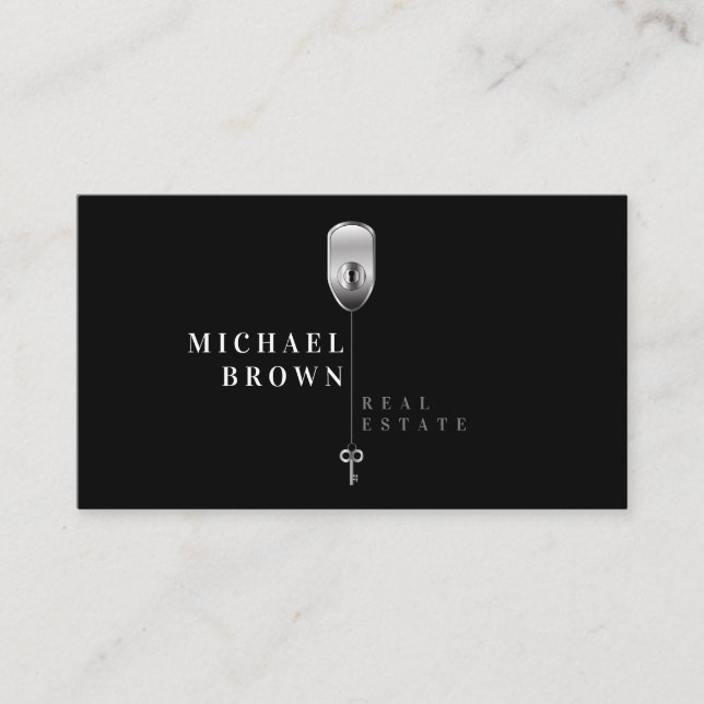 Carte De Visite Immobilier principal (Devant)