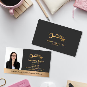 Carte De Visite Immobilier professionnel Ajouter photo et logo