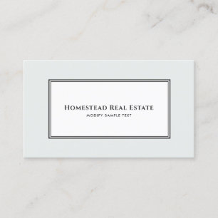 Carte De Visite Immobilier professionnel Ajouter photo et logo