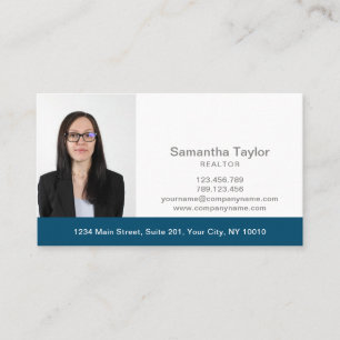 Carte De Visite Immobilier Professionnel Ajouter une photo et un l