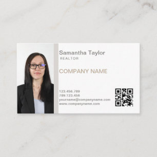 Carte De Visite Immobilier professionnel Insérer ou ajouter une ph