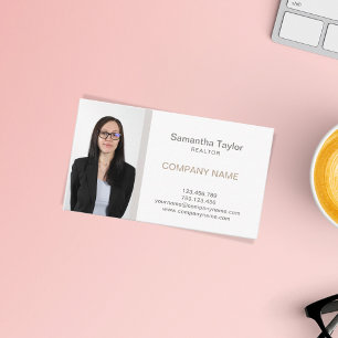 Carte De Visite Immobilier professionnel Insérer ou Ajouter une ph