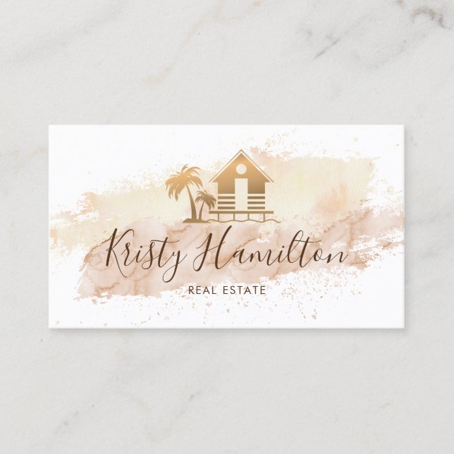 Carte De Visite immobilier professionnel maison agent immobilier p (Devant)