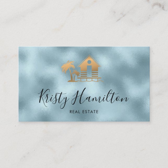 Carte De Visite immobilier professionnel maison agent immobilier p (Devant)