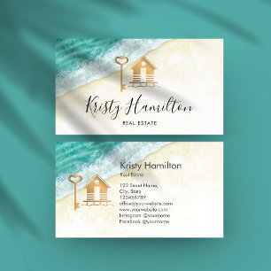 Carte De Visite immobilier professionnel maison agent immobilier p
