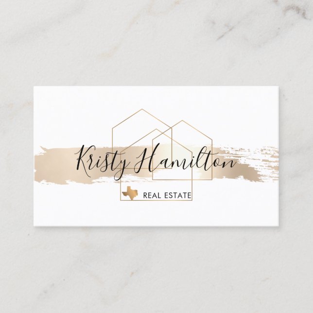 Carte De Visite immobilier professionnel maison immobilier immobil (Devant)