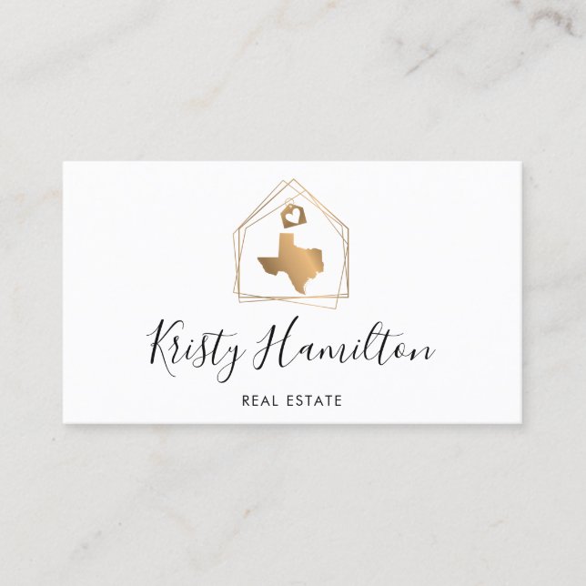 Carte De Visite immobilier professionnel maison immobilier immobil (Devant)