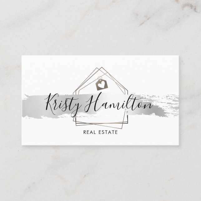 Carte De Visite immobilier professionnel maison immobilier immobil (Devant)