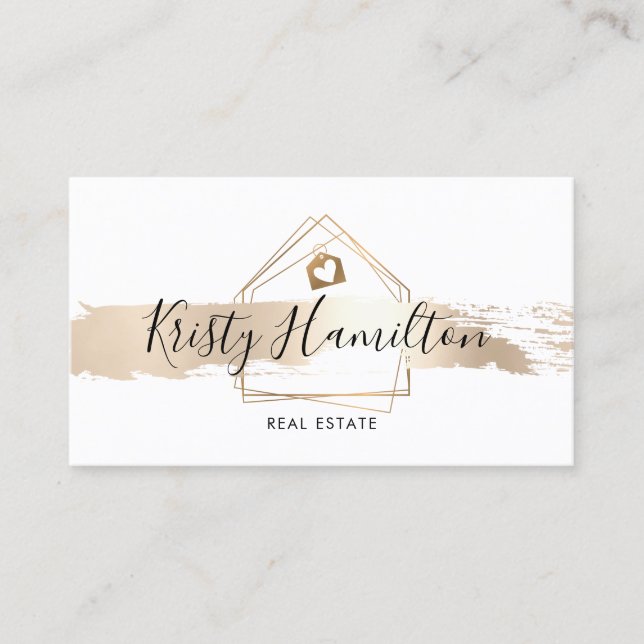 Carte De Visite immobilier professionnel maison immobilier immobil (Devant)
