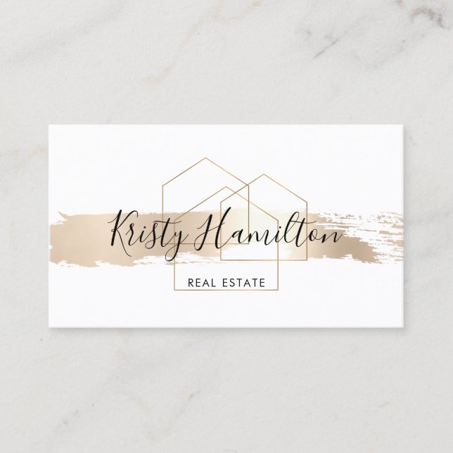 Carte De Visite immobilier professionnel maison immobilier immobil (Devant)