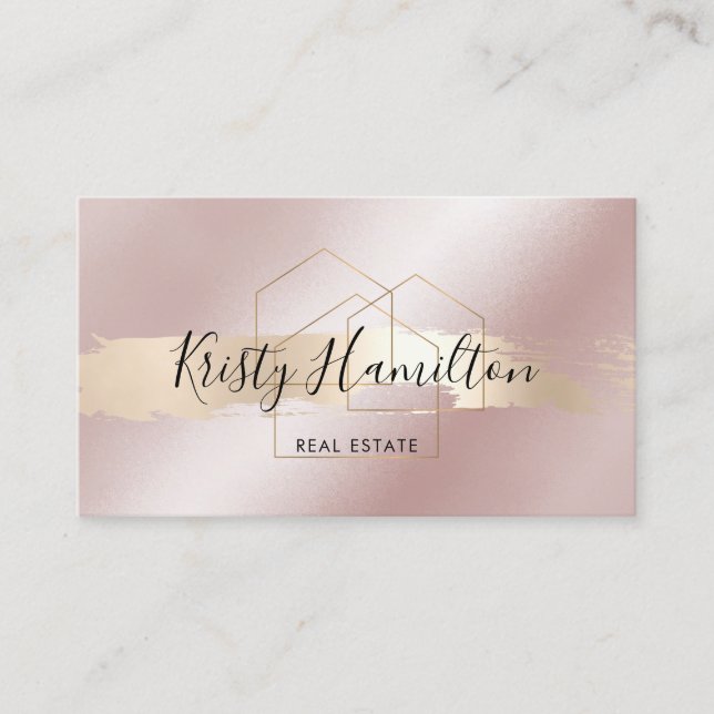 Carte De Visite immobilier professionnel maison immobilier immobil (Devant)