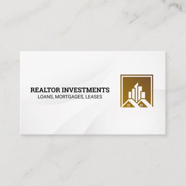 Carte De Visite Immobilier résidentiel et commercial (Devant)